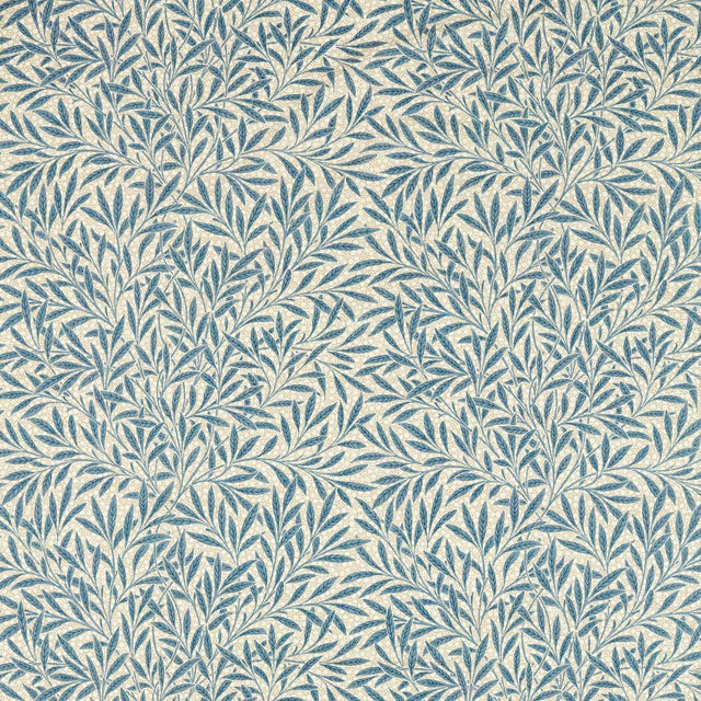 Morris & Co Emerys Willow Woad Blue Fabric