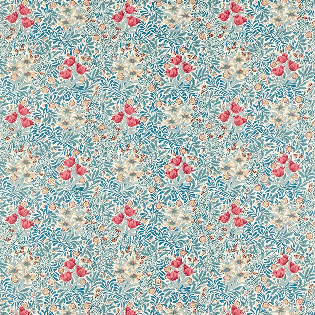 Morris & Co Bower Barbed Berry/Indigo Fabric