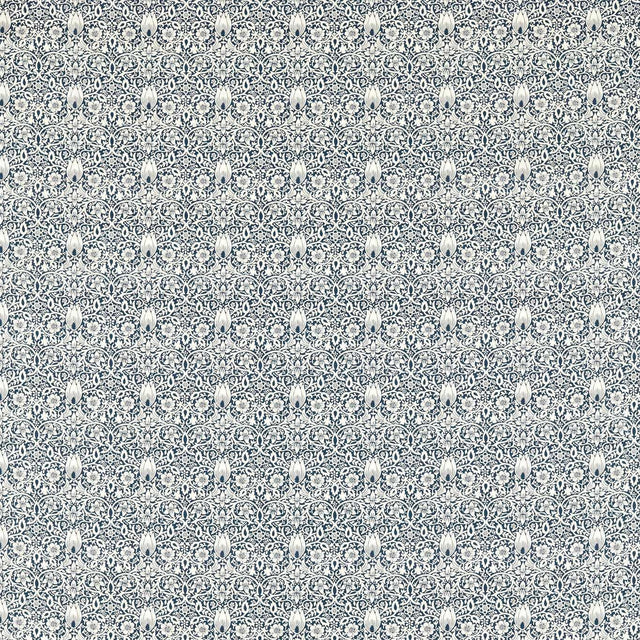 Morris & Co Borage Indigo Fabric