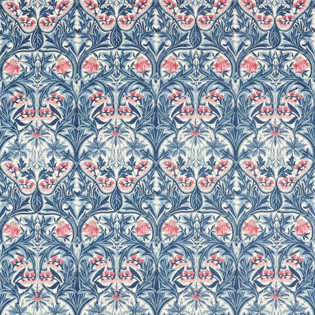 Morris & Co Bluebell Indigo/Rose Fabric