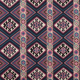 Morris & Co Dorothys Kilim Barbed Berry/Indigo Fabric