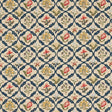 Morris & Co Mays Coverlet Indigo/Rose Fabric