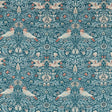 Morris & Co Bird Tapestry Webbs Blue Fabric