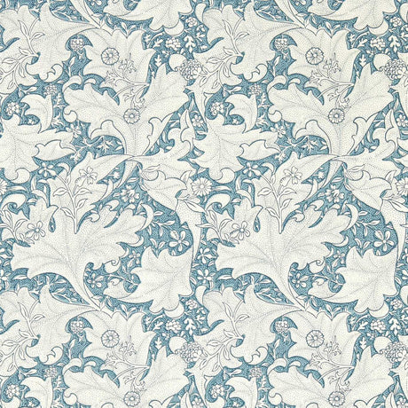 Morris & Co Wallflower Woad Blue Wallpaper