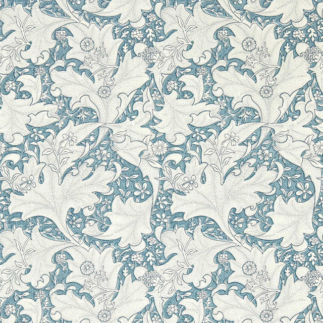 Morris & Co Wallflower Woad Blue Wallpaper
