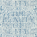 Morris & Co The Beauty of Life Indigo Wallpaper