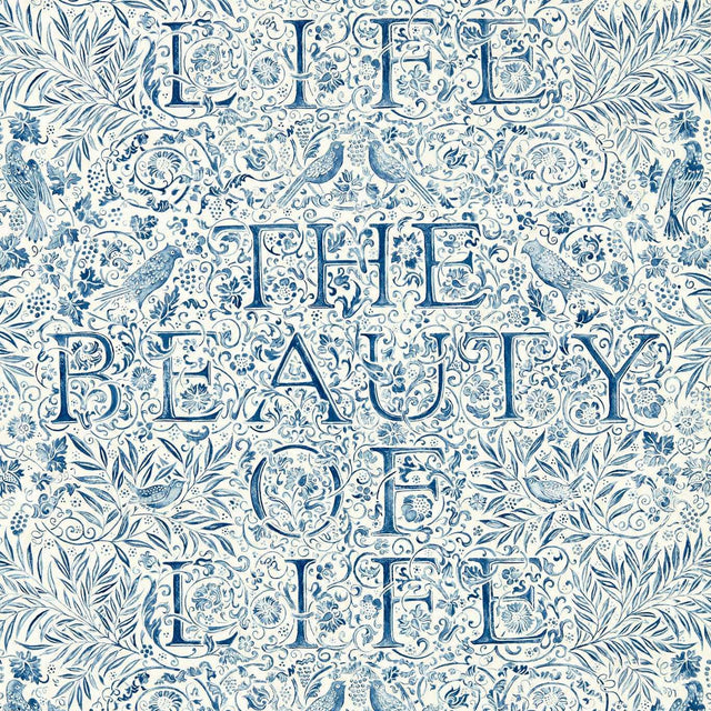 Morris & Co The Beauty of Life Indigo Wallpaper