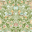 Morris & Co Bird Boughs Green Wallpaper