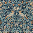 Morris & Co Bird Webbs Blue Wallpaper