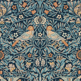 Morris & Co Bird Webbs Blue Wallpaper