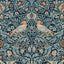 Morris & Co Bird Webbs Blue Wallpaper