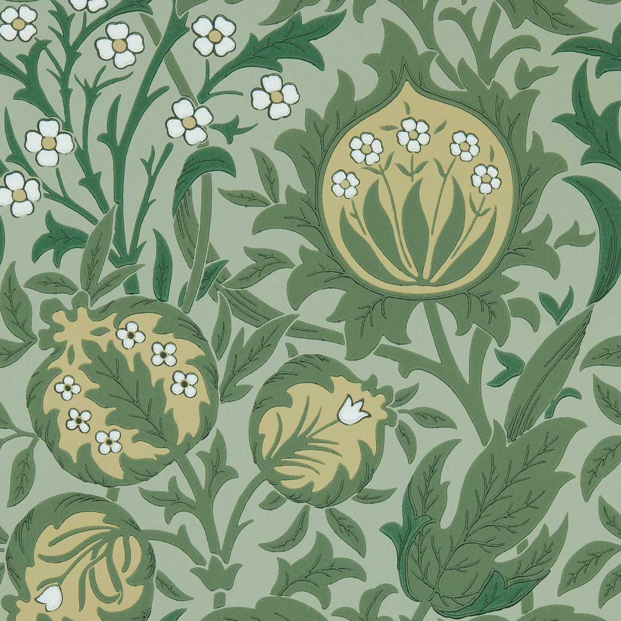 Morris & Co Elmcote Herball Wallpaper