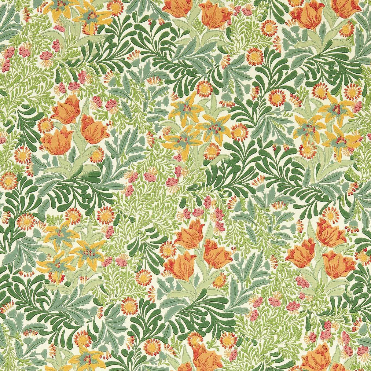 Morris & Co Bower Herball/Weld Wallpaper