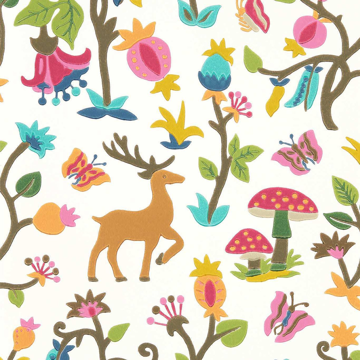 Sanderson Forest of Dean Brights/Multi Wallpaper