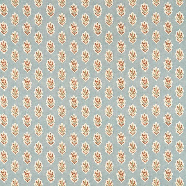 Sanderson Sessile Leaf Blue Clay Fabric