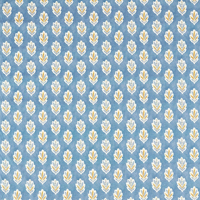 Sanderson Sessile Leaf Cornflower Fabric
