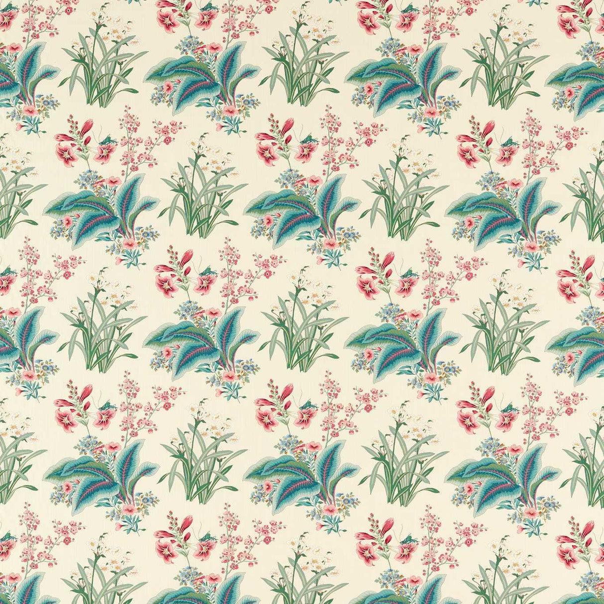 Sanderson Enys Garden Blush/Jade Fabric