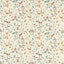 Sanderson Arils Garden Teal/Russet Fabric
