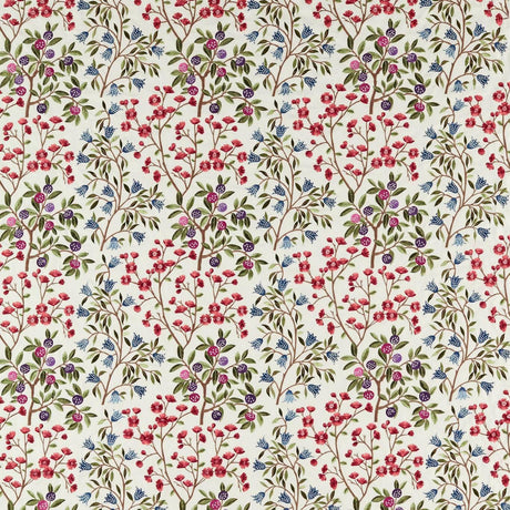 Sanderson Foraging Embroidery Meadow Violet Fabric
