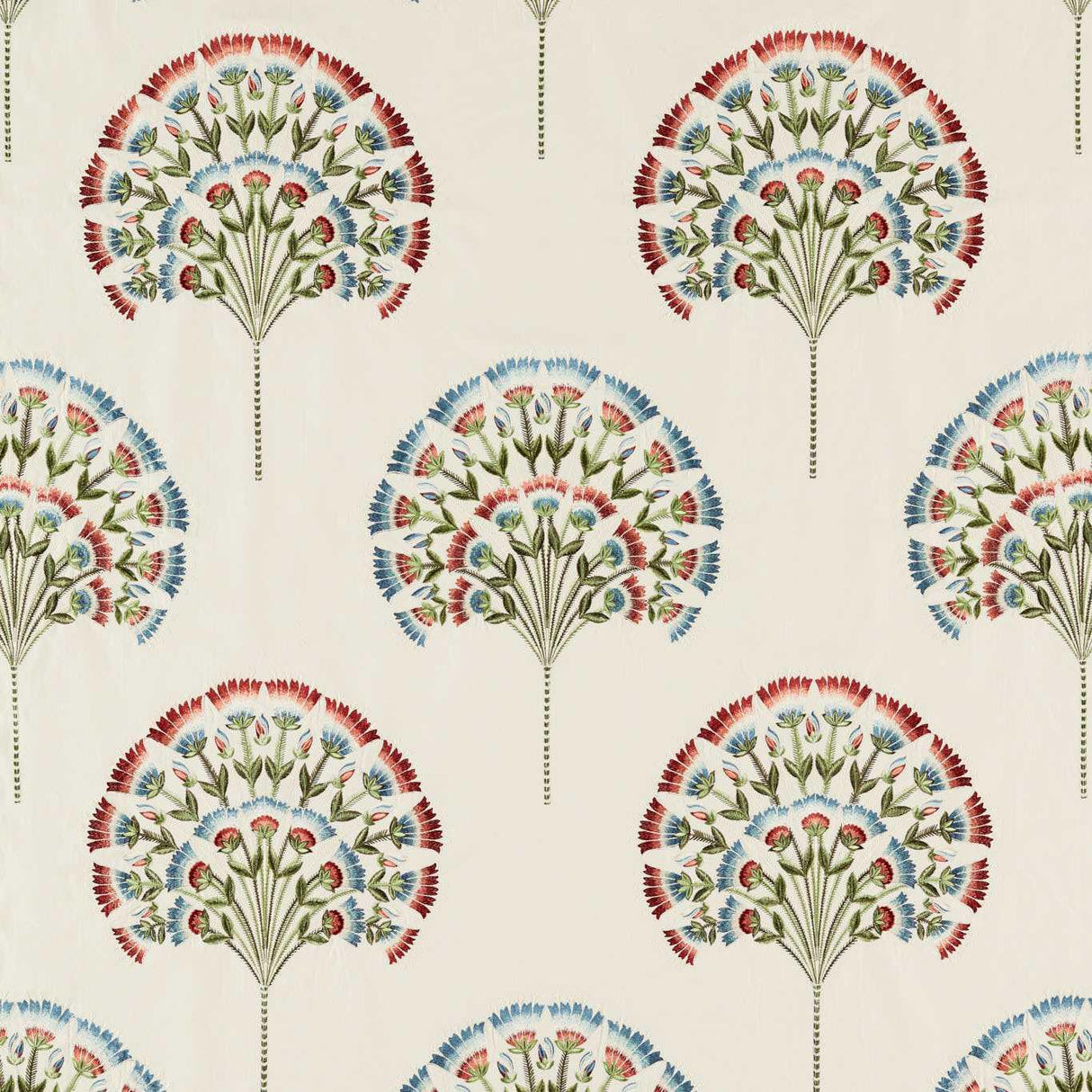 Sanderson Wild Tulip Cranberry/Ivory Fabric