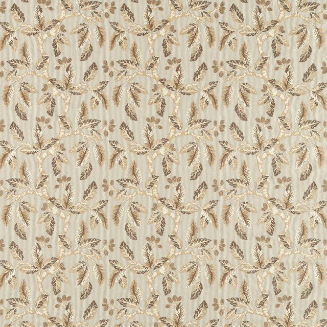 Sanderson Oaknut Stripe Flax/Multi Fabric
