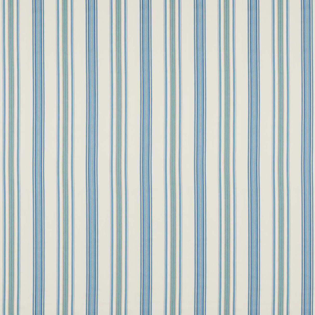Sanderson Valley Stripe Indigo/Ivory Fabric
