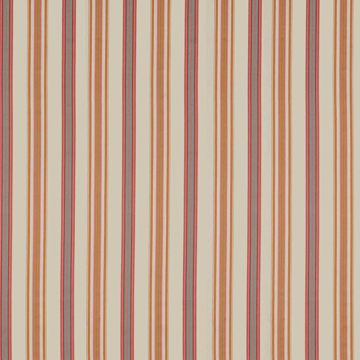 Sanderson Valley Stripe Rowan Berry/Cream Fabric