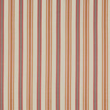 Sanderson Valley Stripe Rowan Berry/Cream Fabric