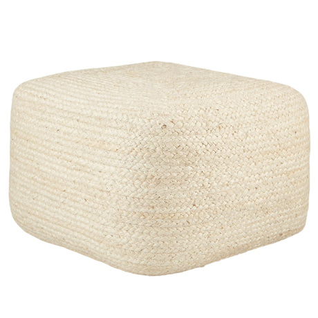 Jaipur Living Saba Sangam Solid Ivory 18" x 18" x 12" Accent Furniture