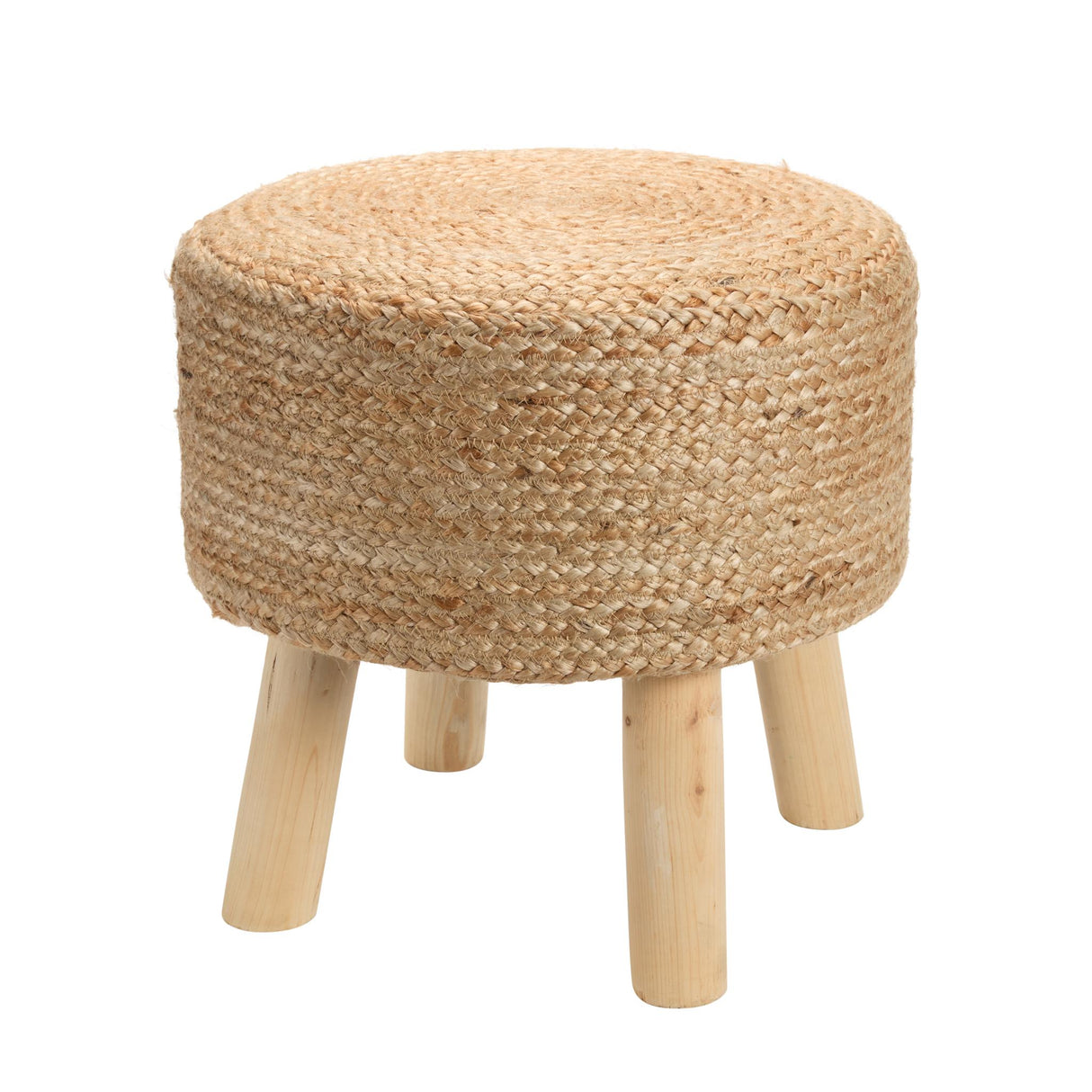 Jaipur Living Thora Brown Jute Stool