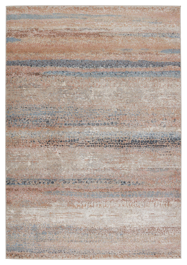 Vibe By Jaipur Living Devlin Abstract Blush/ Blue Area Rug (8'X10')