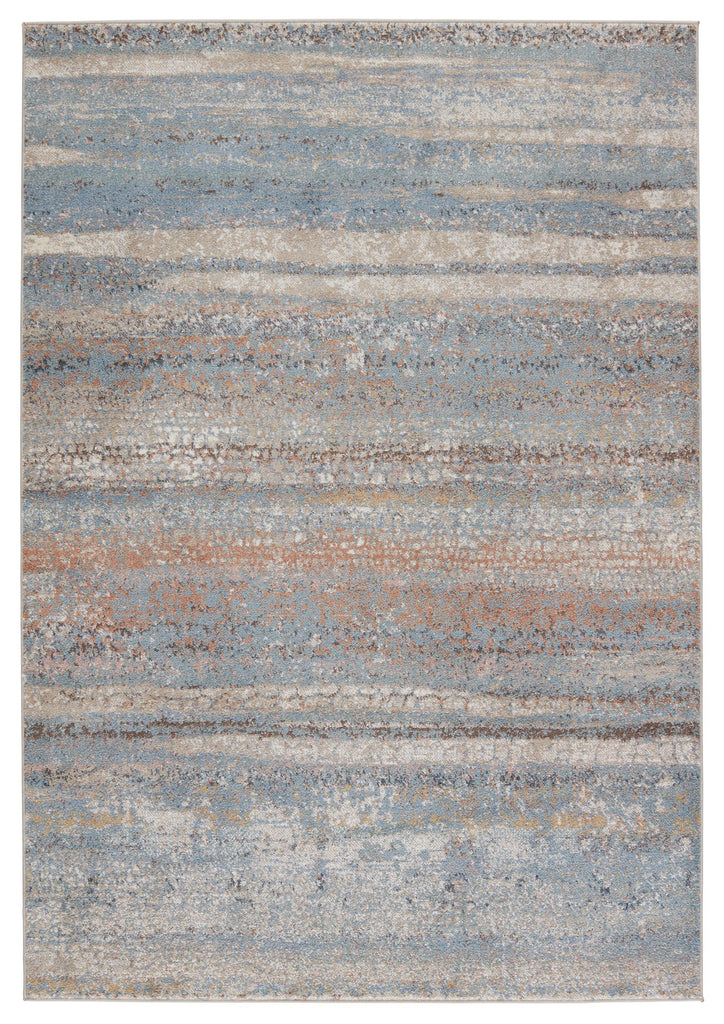 Vibe By Jaipur Living Devlin Abstract Blue/ Tan Area Rug (8'X10')