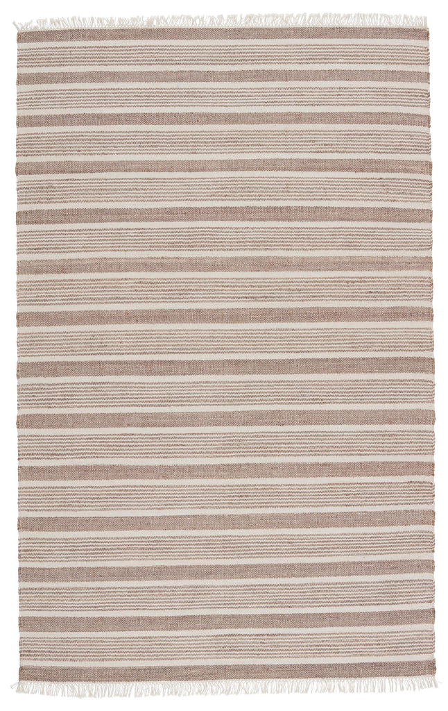 Jaipur Living Adobe Kahlo Stripes Taupe / Cream 5' x 8' Rug