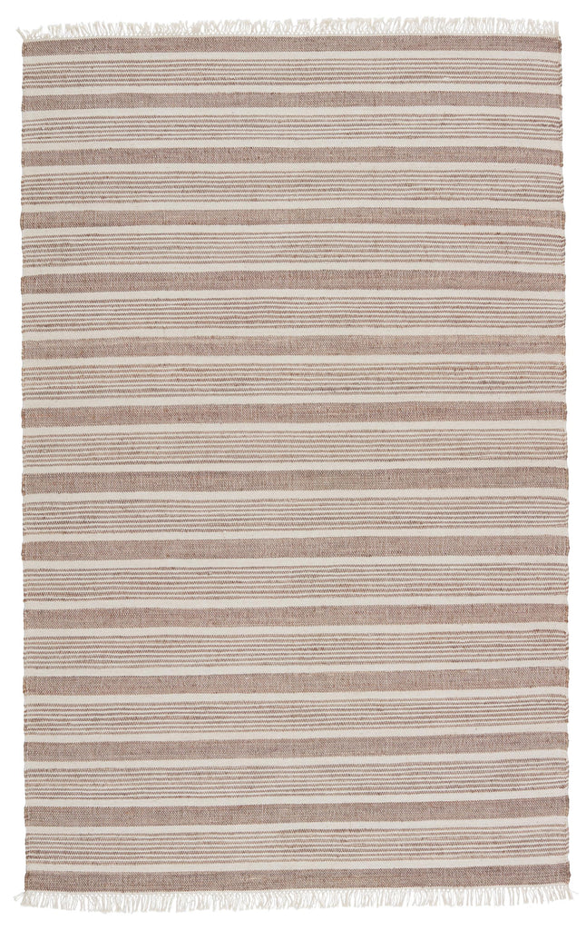 Vibe By Jaipur Living Kahlo Natural Striped Taupe/ Cream Area Rug (5'X8')