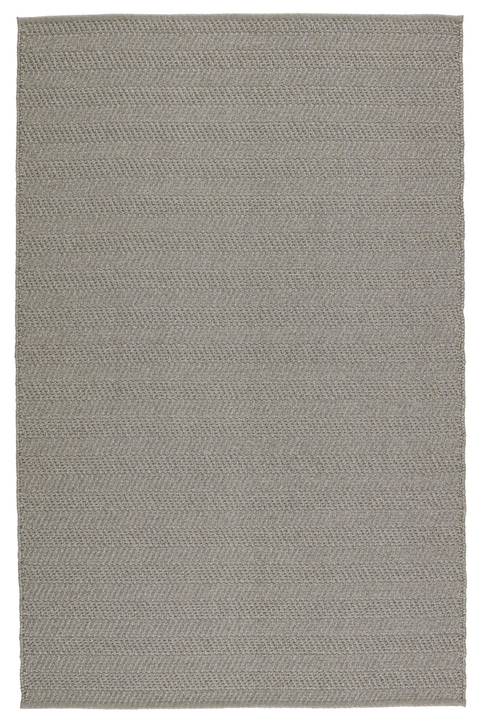 Jaipur Living Saeler Indoor/ Outdoor Striped Gray Area Rug (7'6"X9'6")