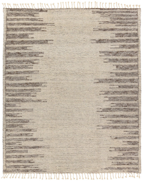 Jaipur Living Patra Hand-Knotted Solid Cream/ Taupe Area Rug (9'X13')