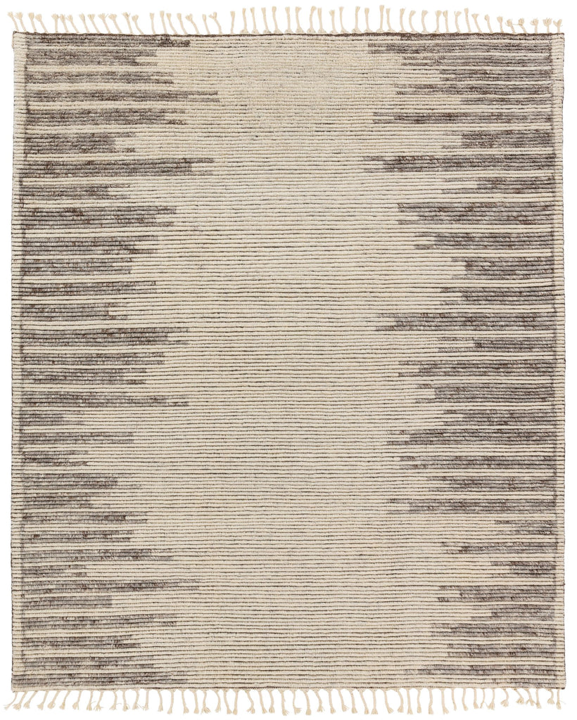 Jaipur Living Patra Hand-Knotted Solid Cream/ Taupe Area Rug (9'X13')