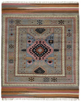 Jaipur Living Asena Clovelly Medallion Taupe / Multicolor 9' x 12' Rug