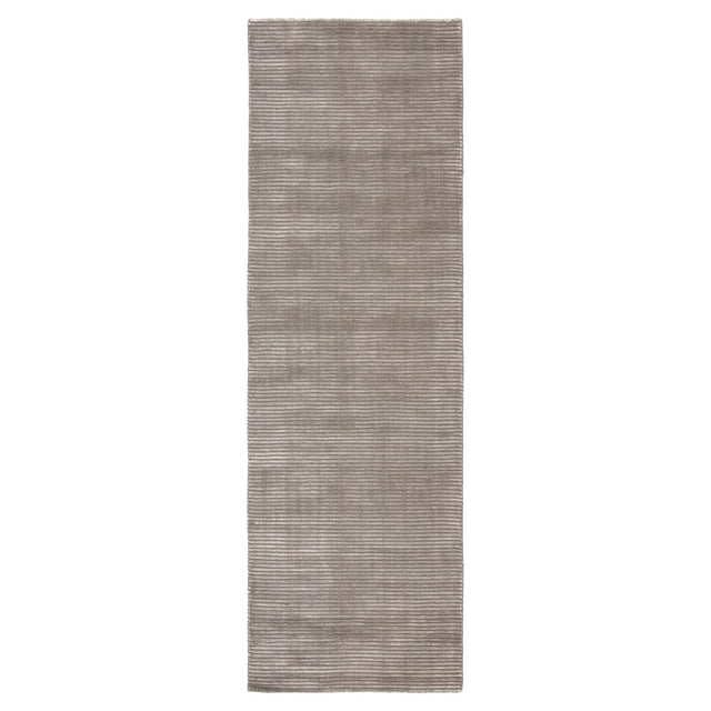 Jaipur Living Basis Basis Solid Gray / Silver 2'6" x 8' Rug