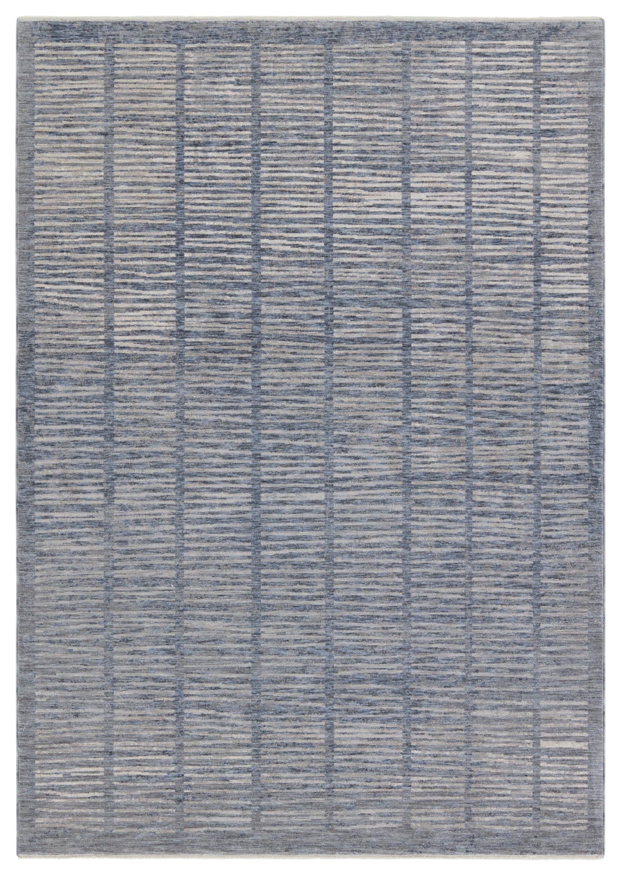 Jaipur Living Ballad Dounia Stripes Blue / Light Gray 3' x 10' Rug