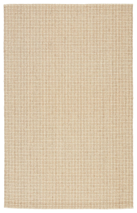 Jaipur Living Tane Natural Solid Beige/ Ivory Area Rug (2'X3')