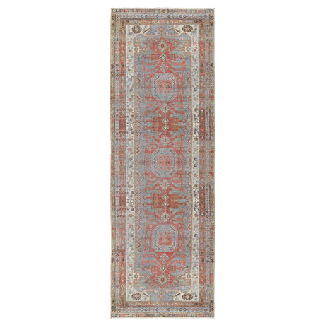 Jaipur Living Boheme Palazza Medallion Gray / Orange 2'6" x 8' Rug