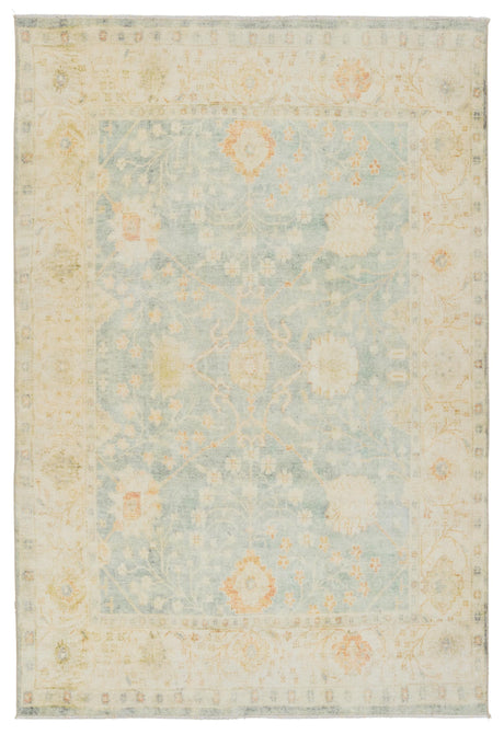 Jaipur Living Lovato Floral Blue/ Green Area Rug (7'10"X9'10")