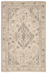 Jaipur Living Arabia Handmade Floral White/ Gray Area Rug (8'X10')