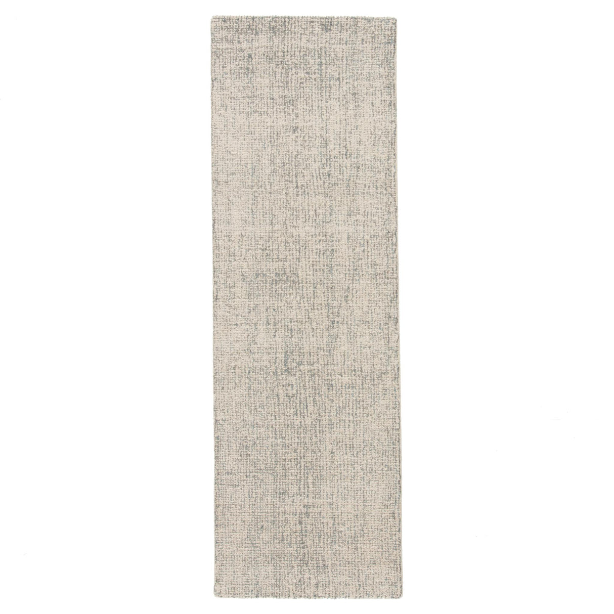 Jaipur Living Oland Handmade Solid White/ Light Blue Runner Rug (2'6"X8')