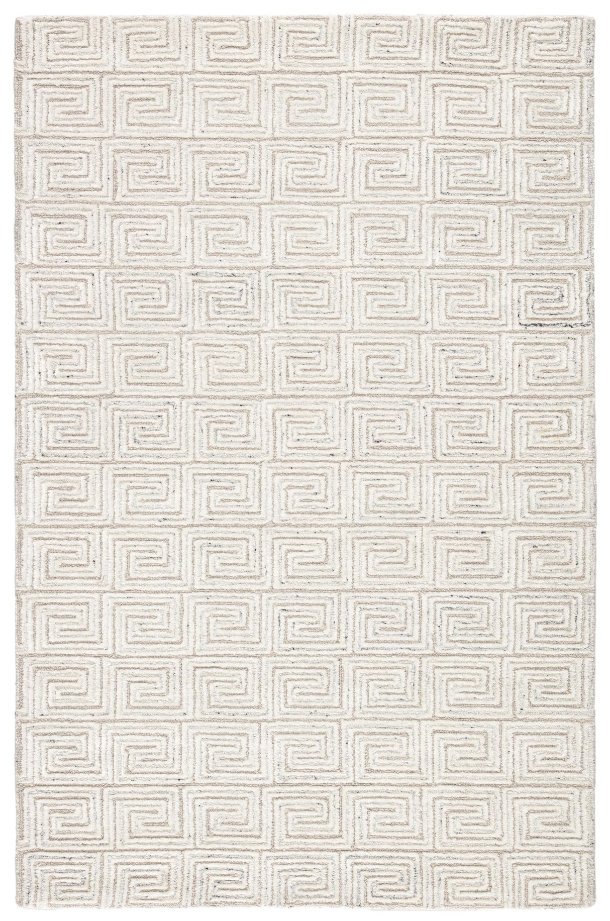 Jaipur Living Harkness Handmade Geometric White/ Gray Area Rug (10'X14')