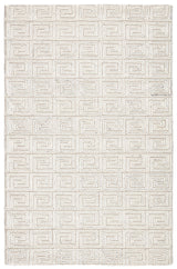 Jaipur Living Capital Harkness Geometric White / Gray 5' x 8' Rug