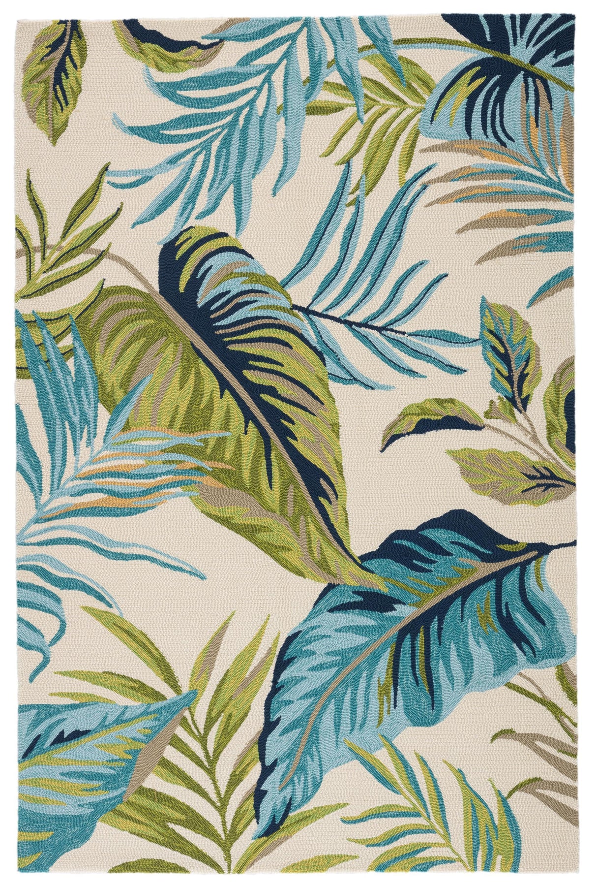 Jaipur Living Catalina Fraise Floral Blue / Green 2' x 3' Rug