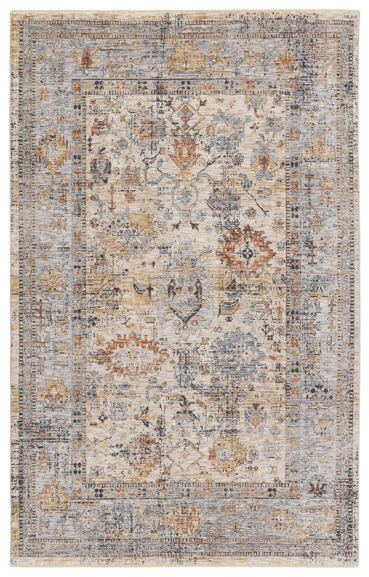 Jaipur Living Madison Floral Blue/ Beige Area Rug (8'X10')
