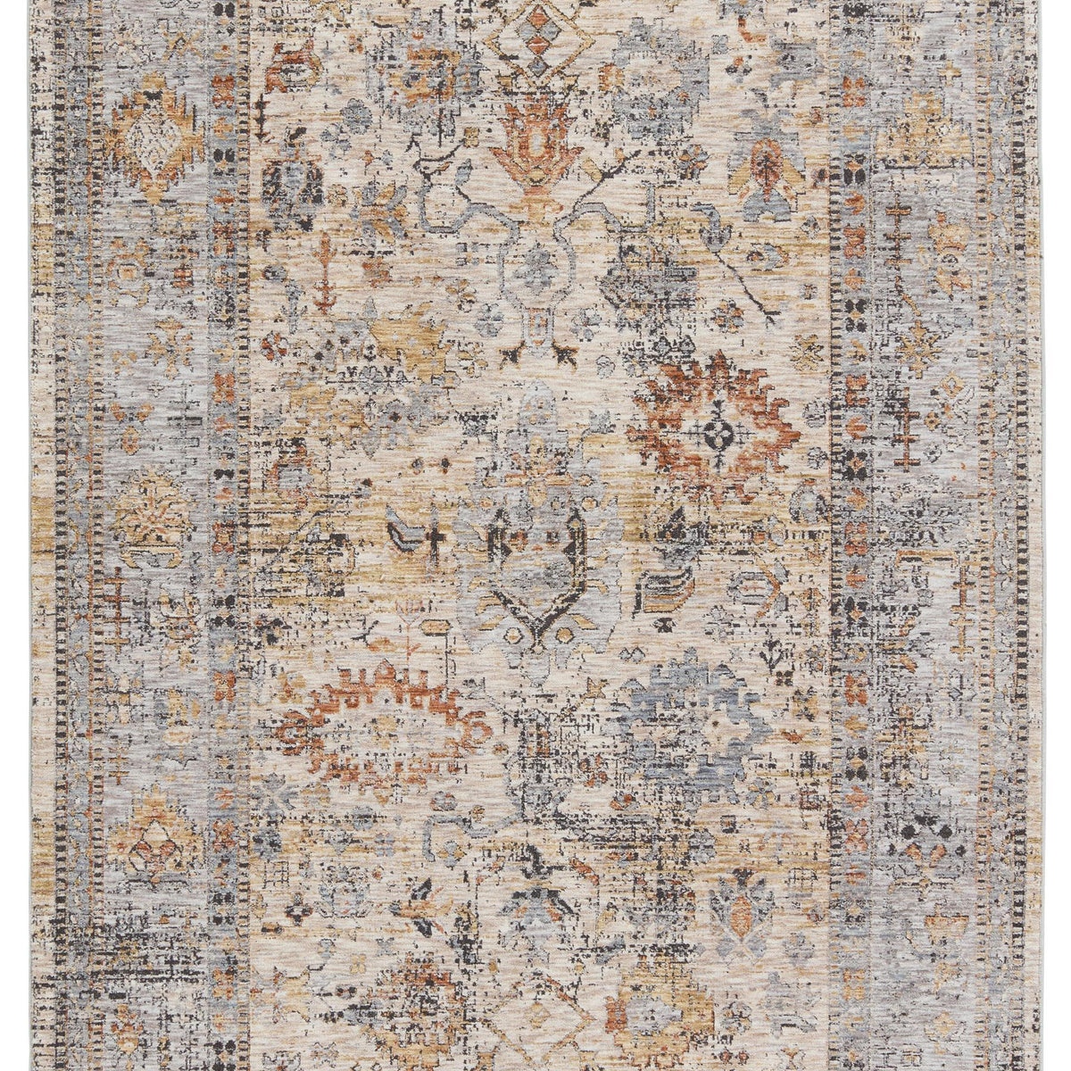 Jaipur Living Celeste Madison Border Blue / Beige 3' X 10' Rug ...